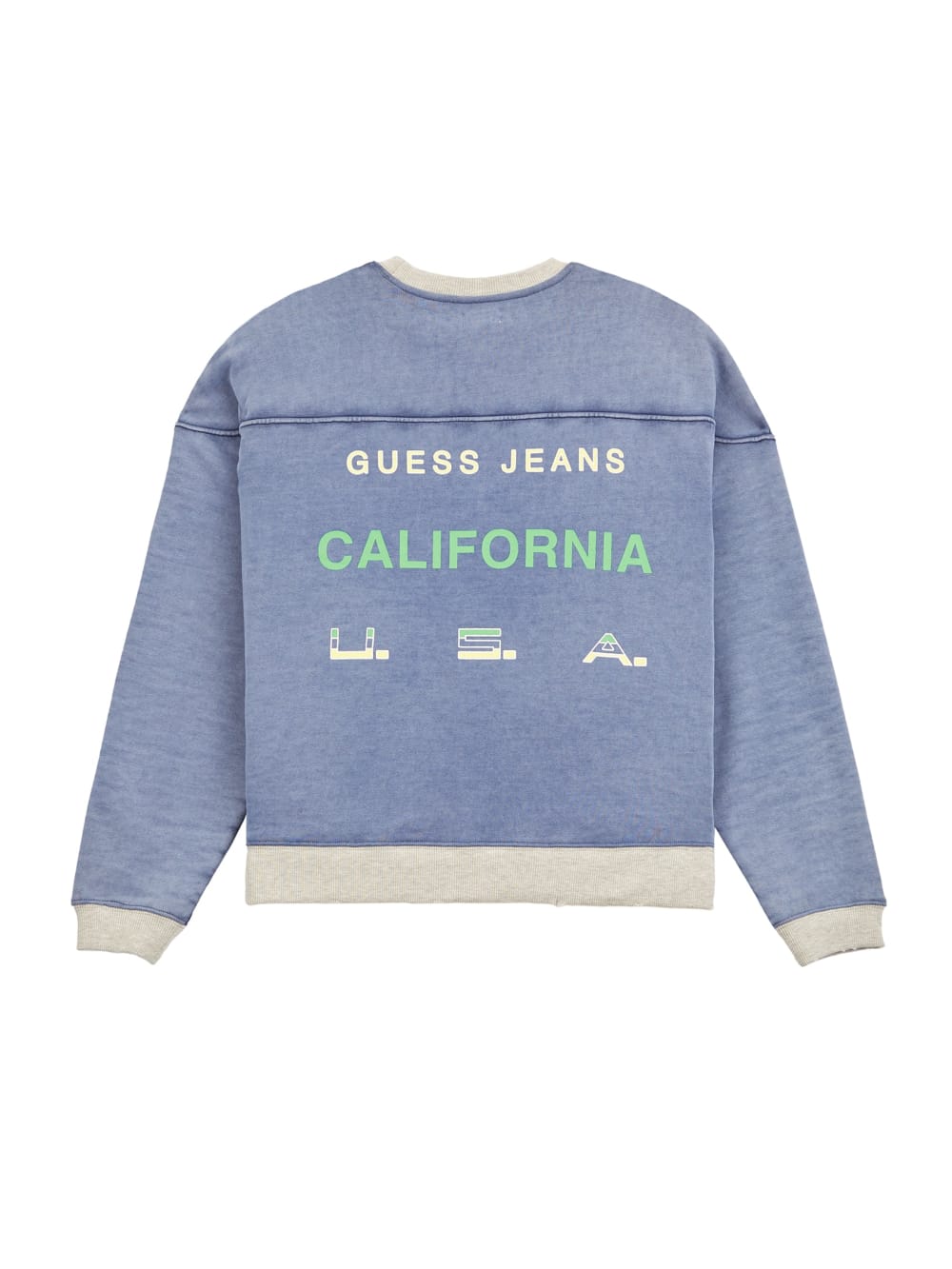 aged triangle crewneck - Guess