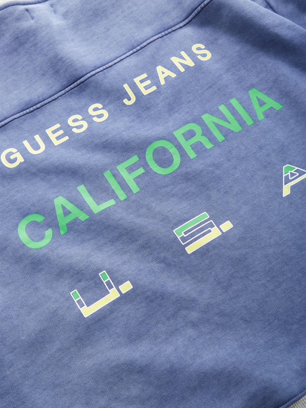 aged triangle crewneck - Guess