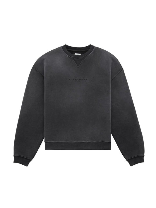 distressed logo crewneck - Guess