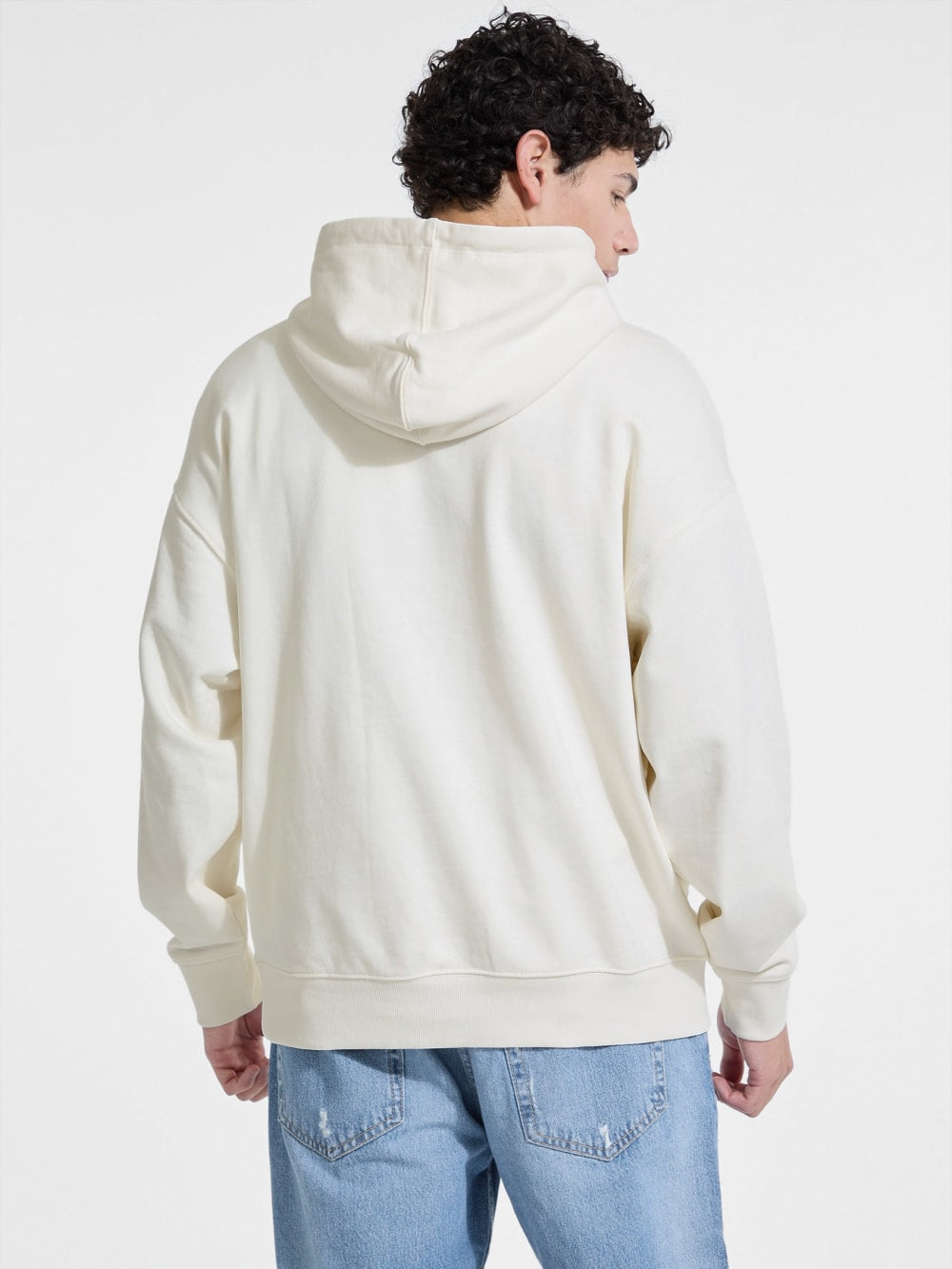 Embroidered Logo Hoodie - Guess