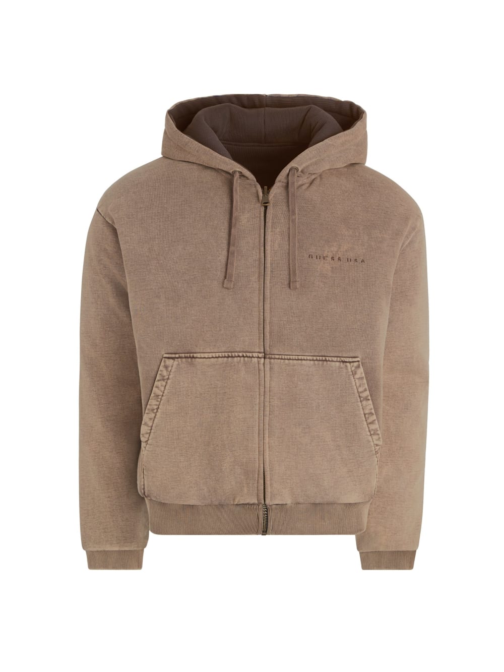reversible zip hoodie - Guess