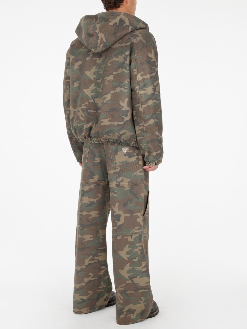 camo hoodie - Guess