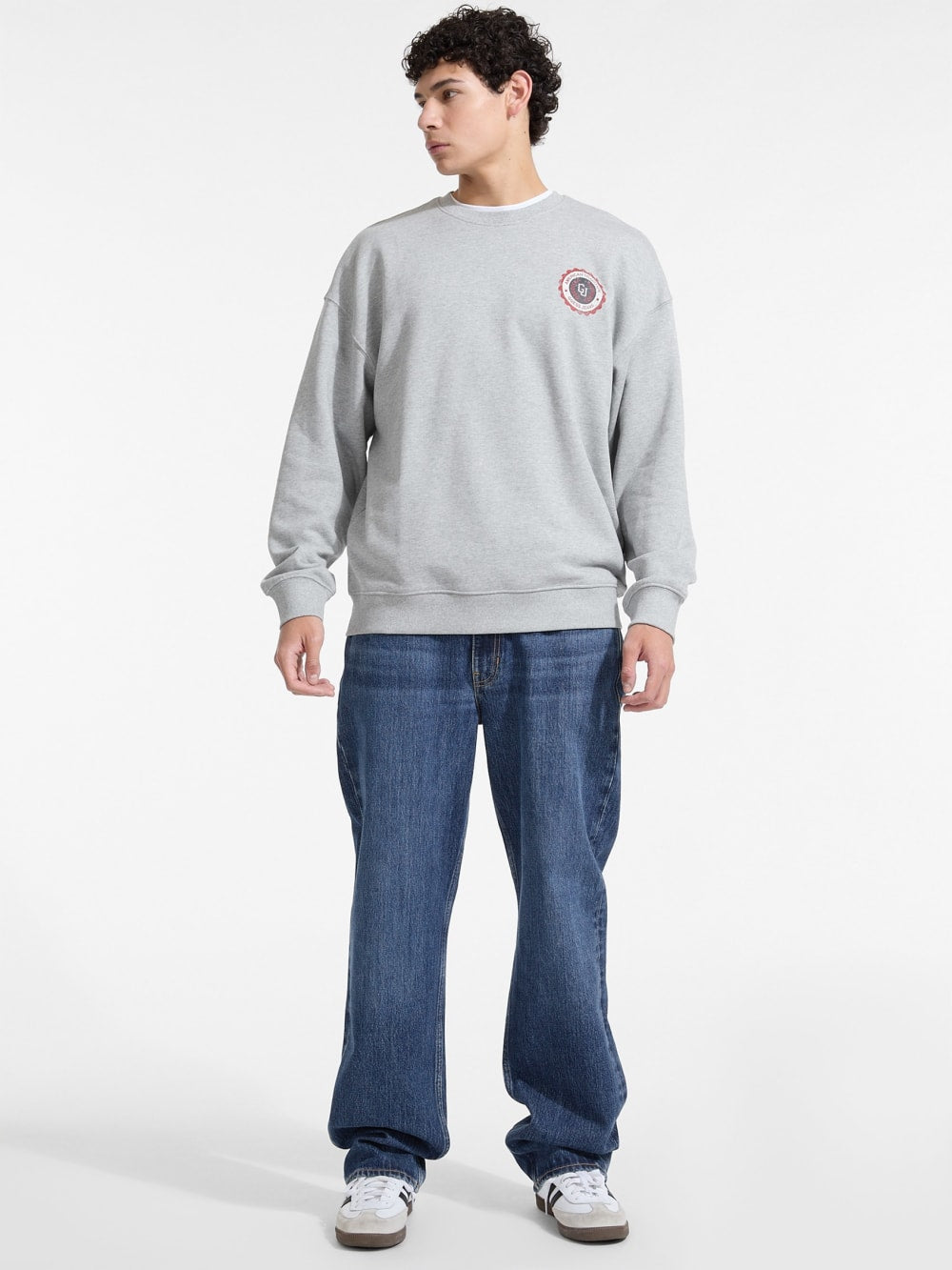 Varsity Logo Crewneck Sweatshirt - Guess