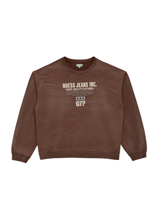 Script Logo Crewneck Sweatshirt - Guess