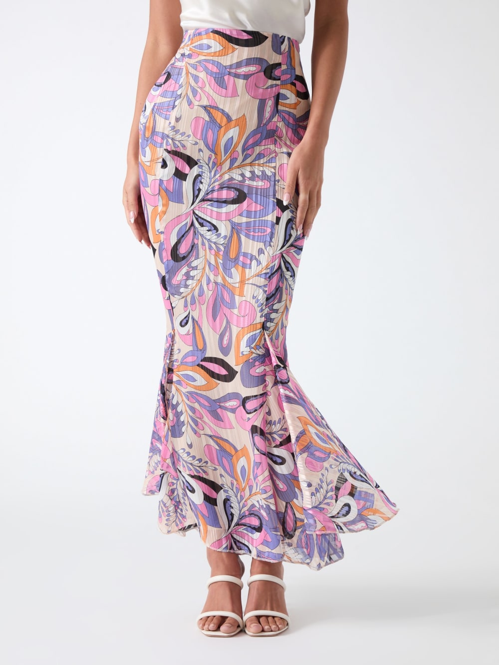 Luise Crused Paisley Skirt - Guess