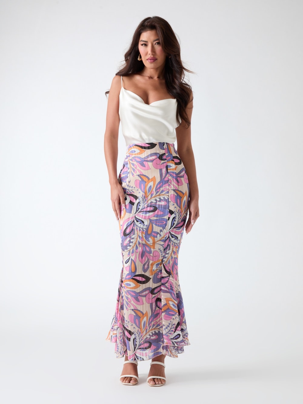 Luise Crused Paisley Skirt - Guess