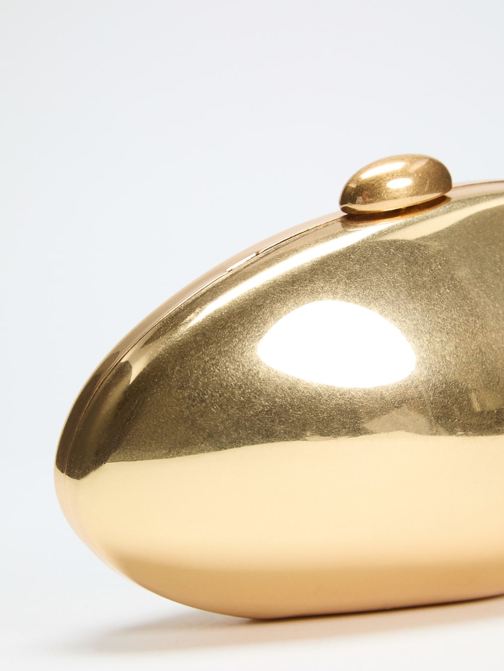 Metallic Oval Clutch - Guess