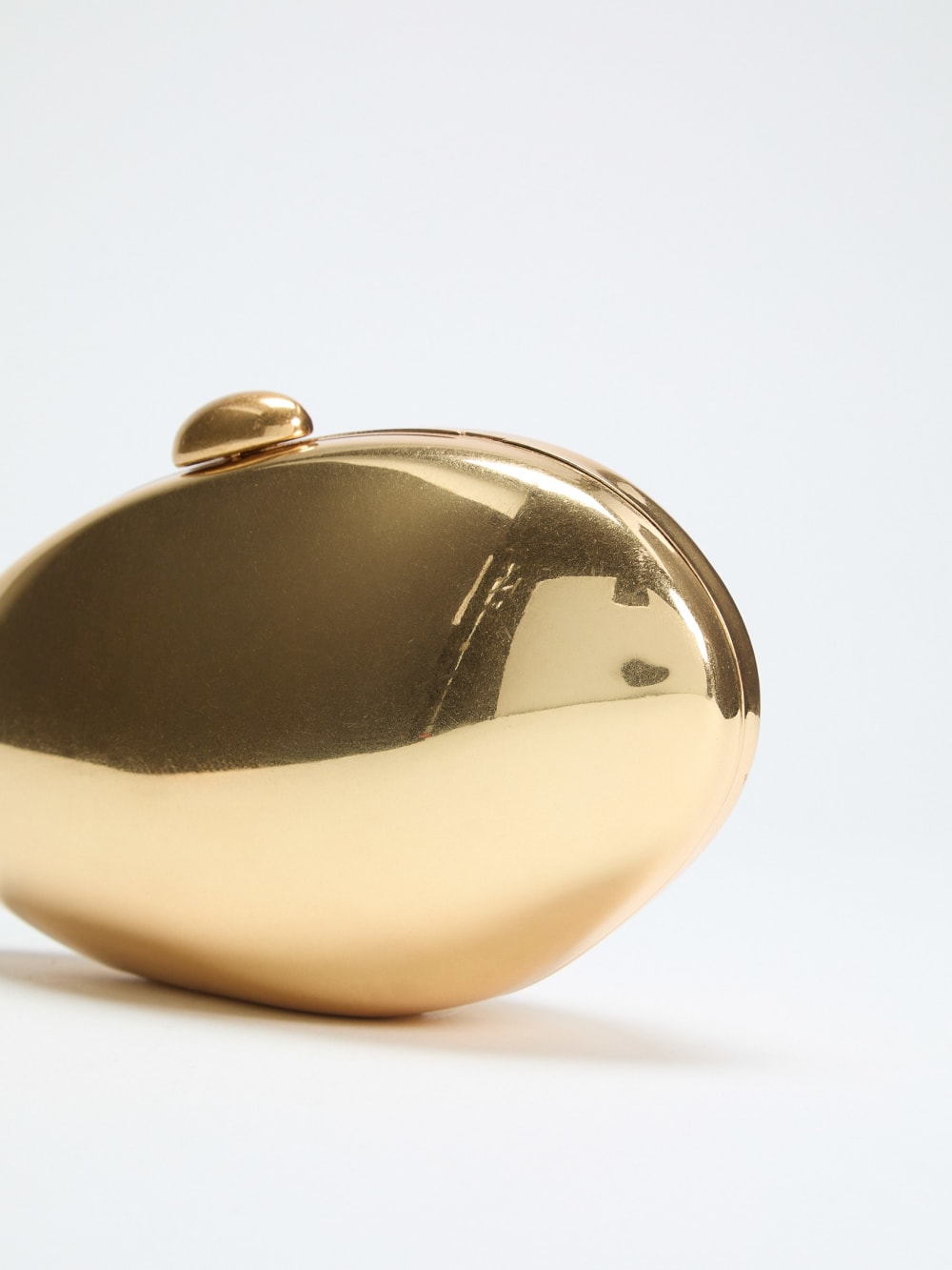 Metallic Oval Clutch - Guess