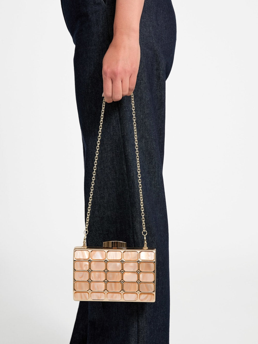 Emma Lucite Clutch - Guess