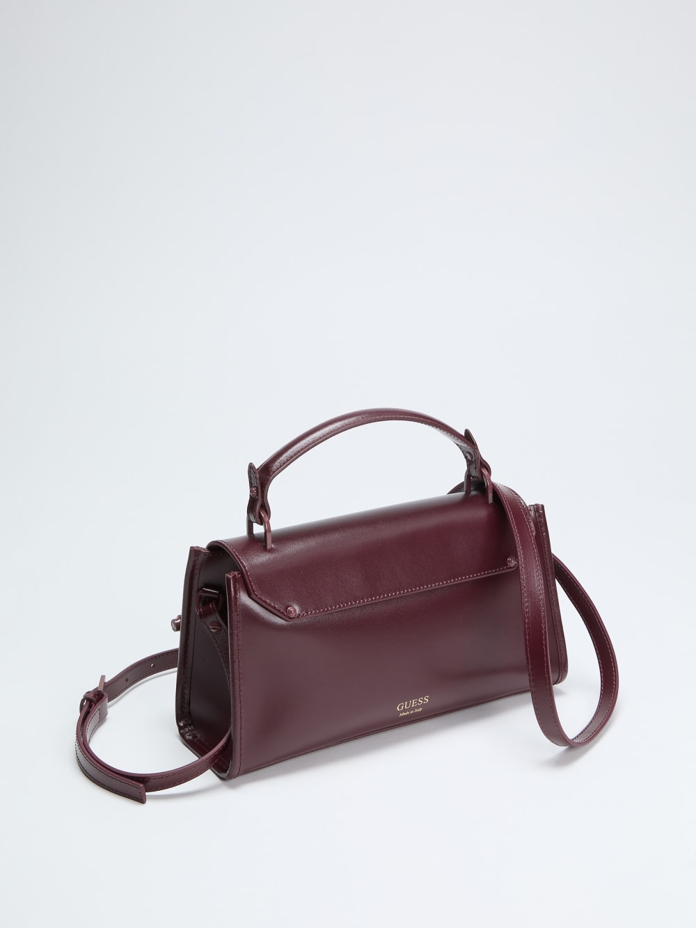 Iris Bamboo Leather Satchel - Guess