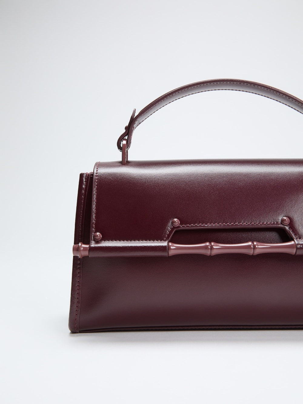 Iris Bamboo Leather Satchel - Guess