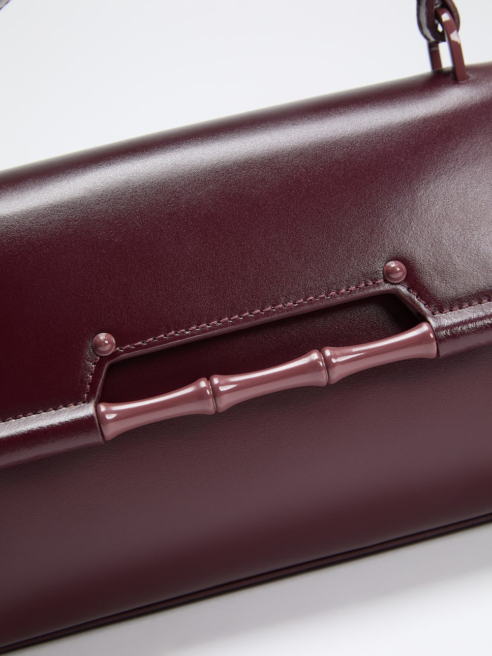 Iris Bamboo Leather Satchel - Guess