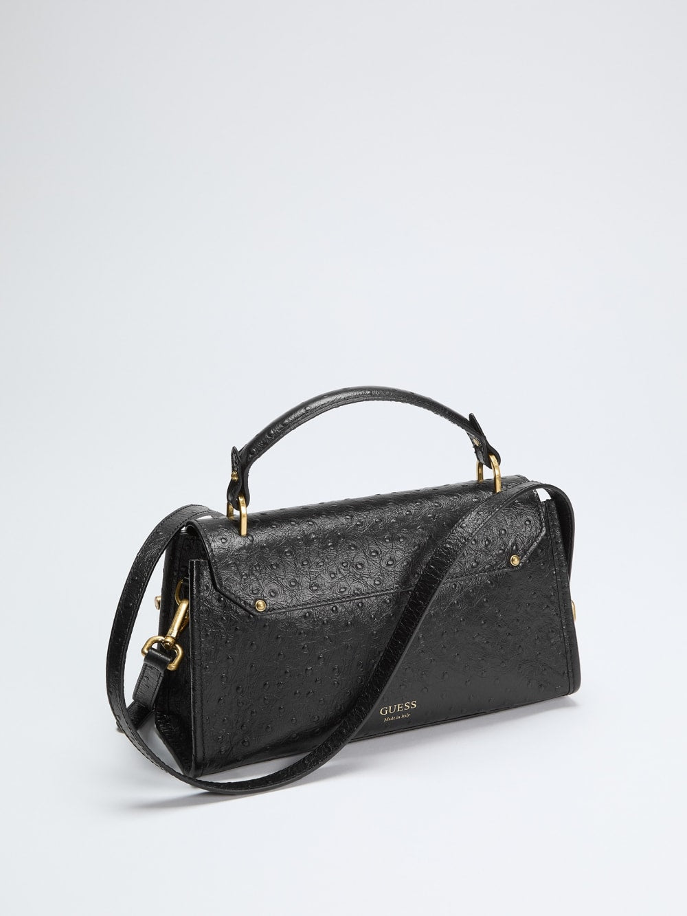 Iris Bamboo Mini Leather Satchel - Guess