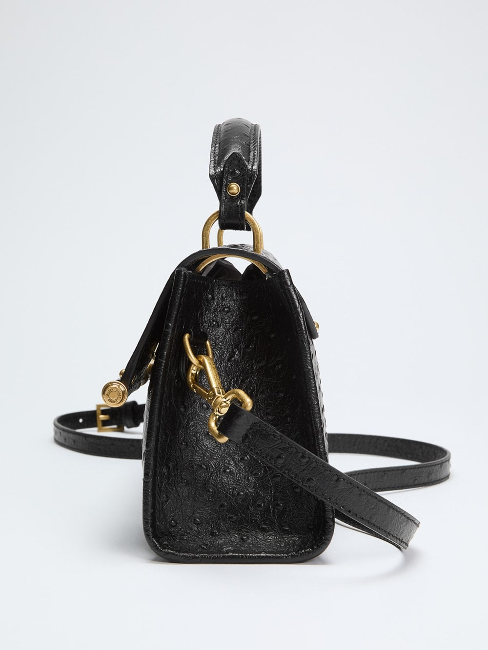 Iris Bamboo Mini Leather Satchel - Guess