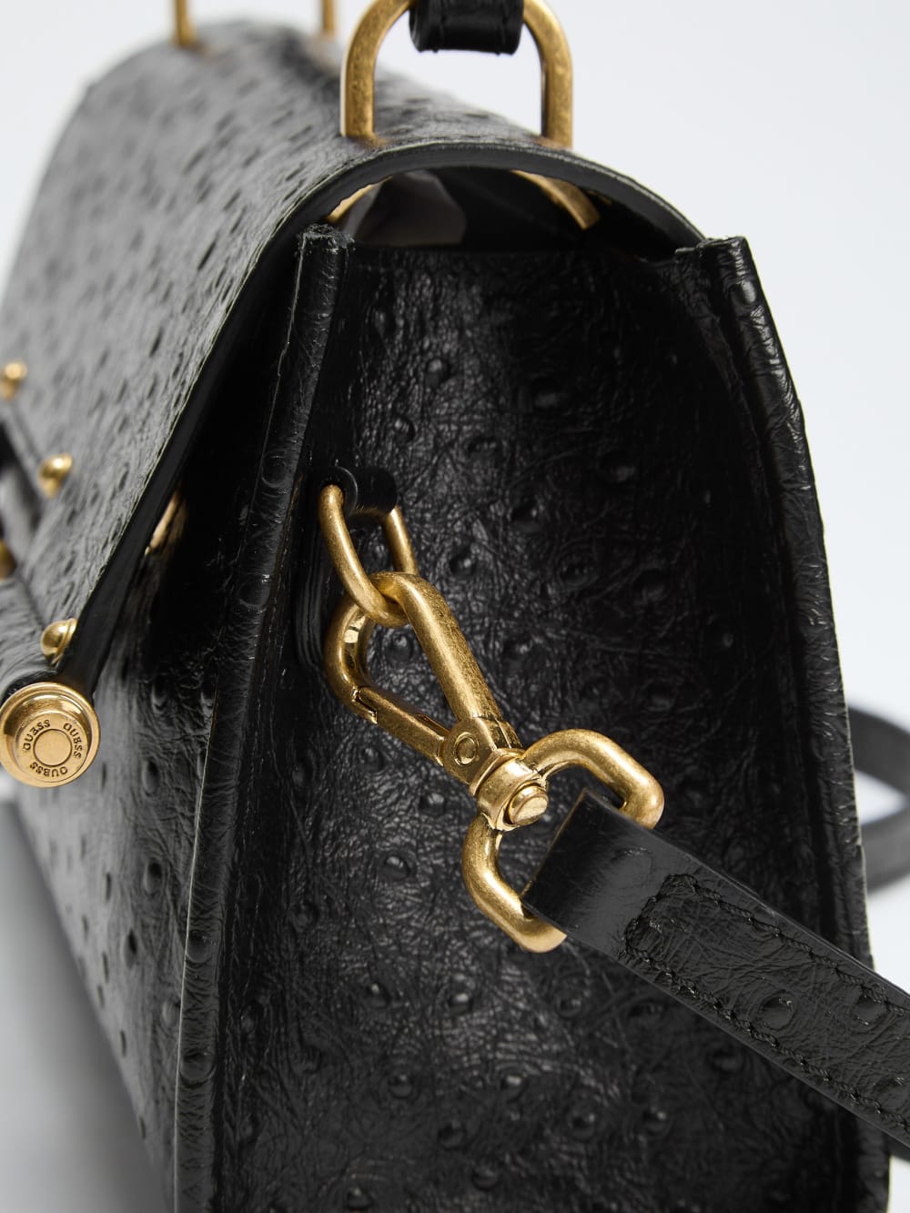 Iris Bamboo Mini Leather Satchel - Guess