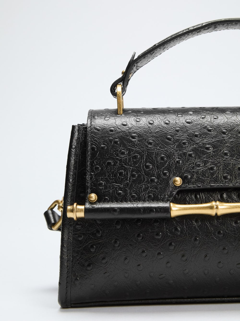 Iris Bamboo Mini Leather Satchel - Guess