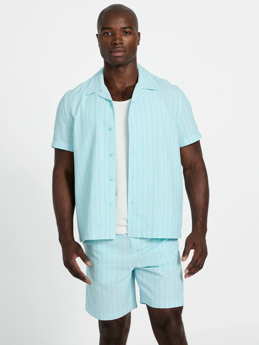 Linen-blend shirt - Guess