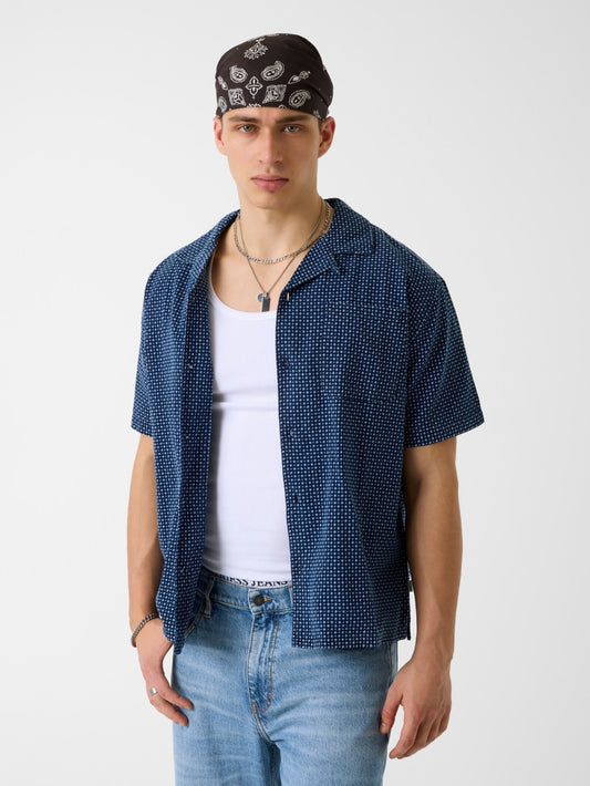 Linen-blend shirt - Guess