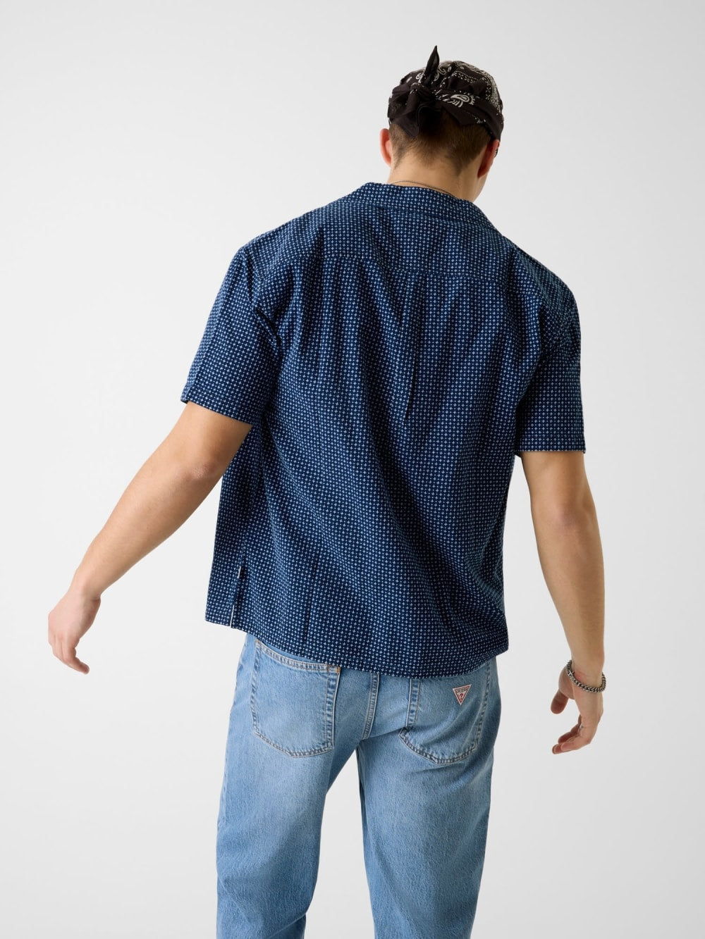 Linen-blend shirt - Guess