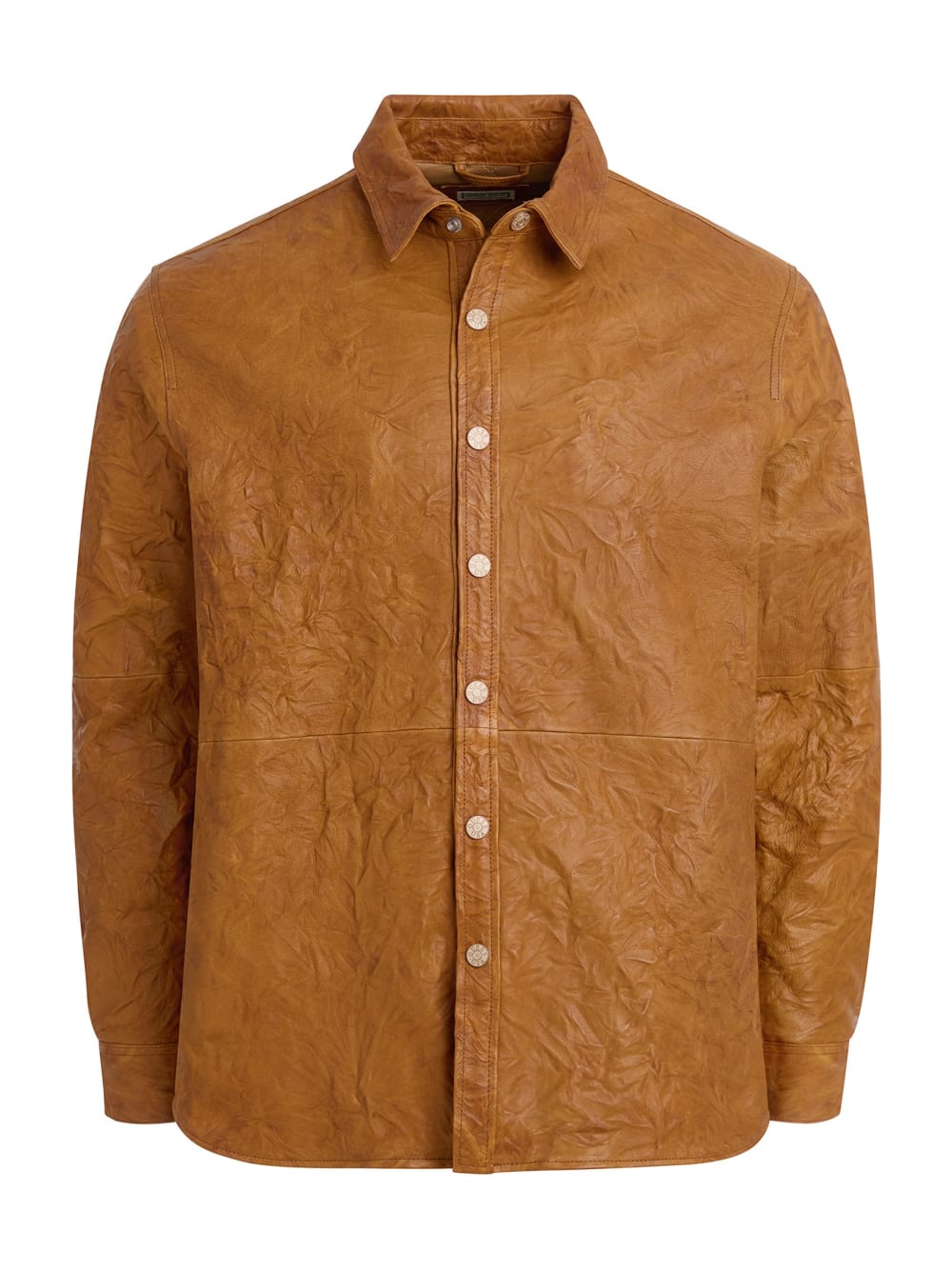 crinkle leather shirt - Guess