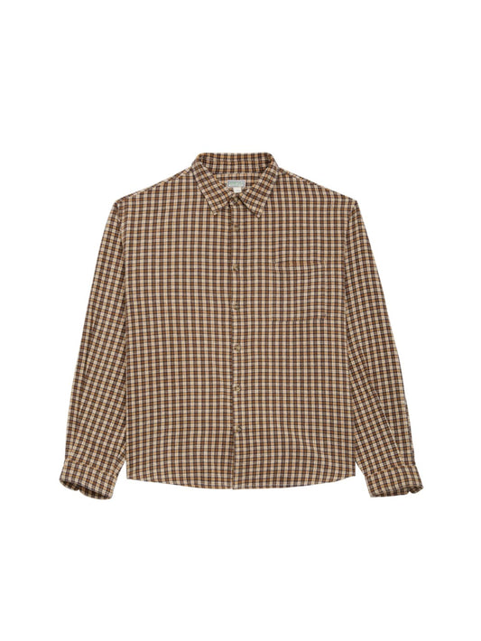 Plaid Button-Up Shirt - Guess