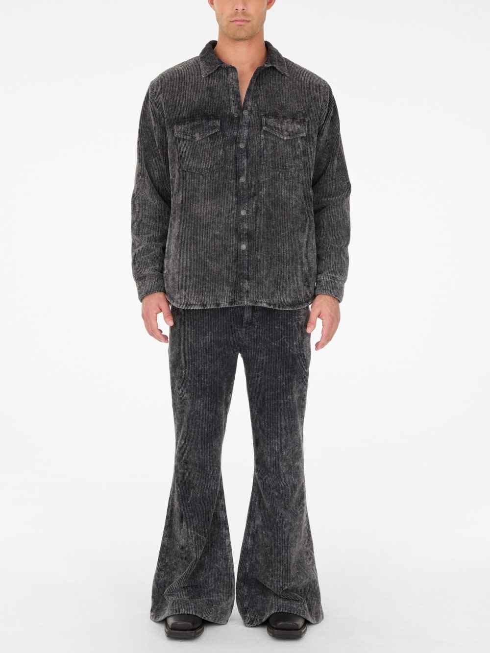 padded corduroy overshirt - Guess