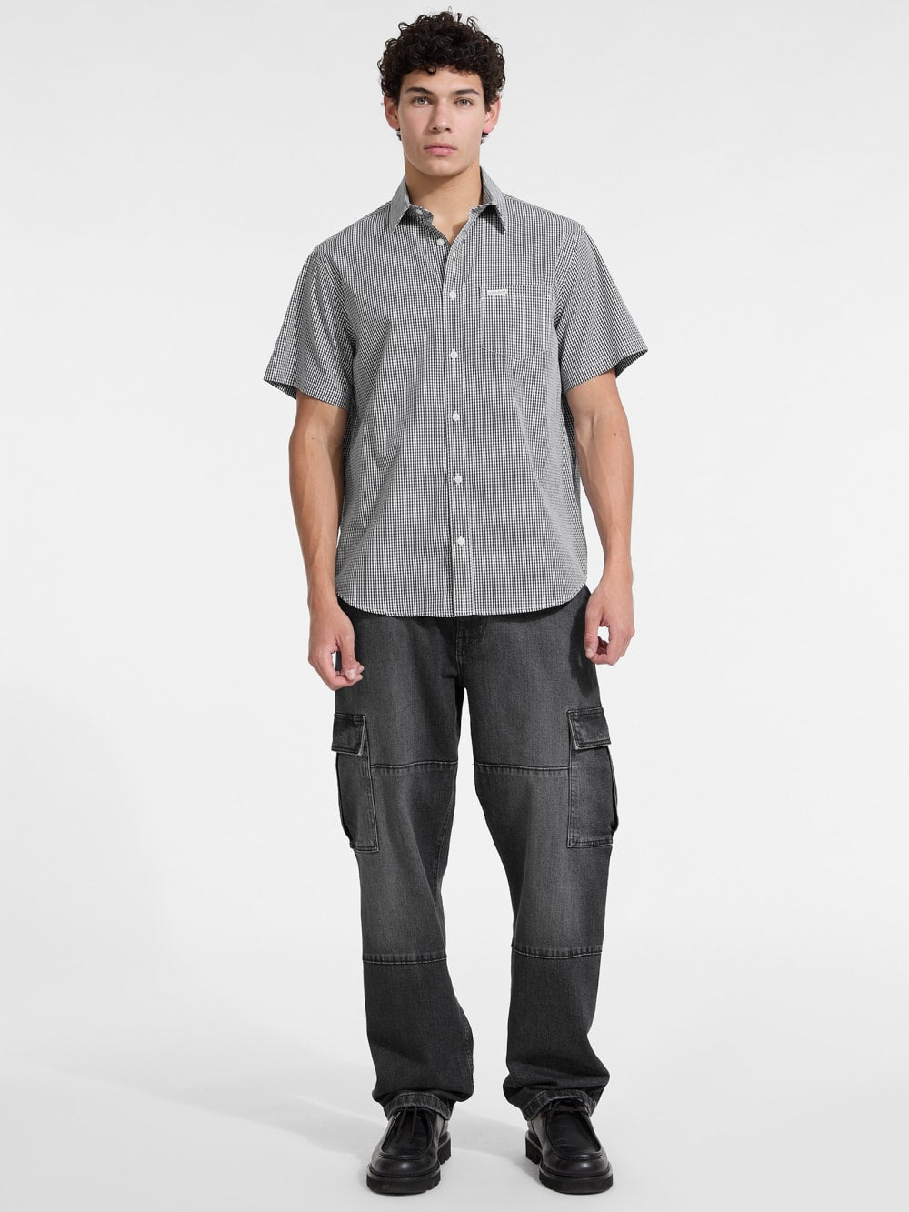 Checkered Poplin Shirt - Guess