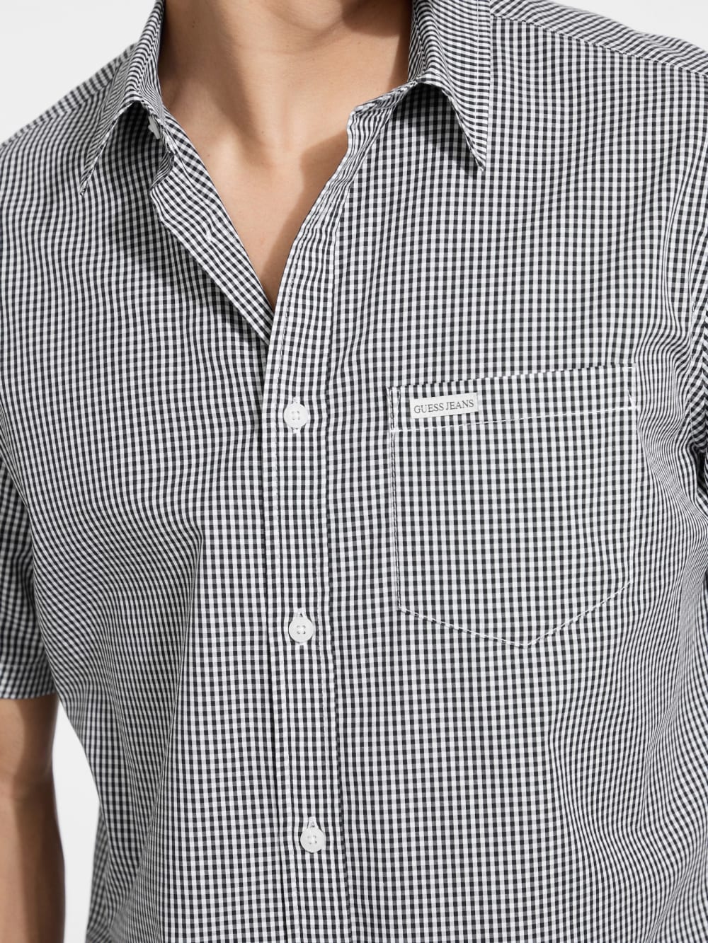 Checkered Poplin Shirt - Guess