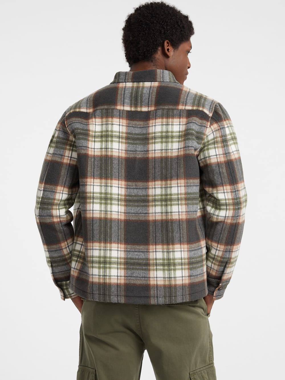 Brushed Wool-Blend Shacket - Guess