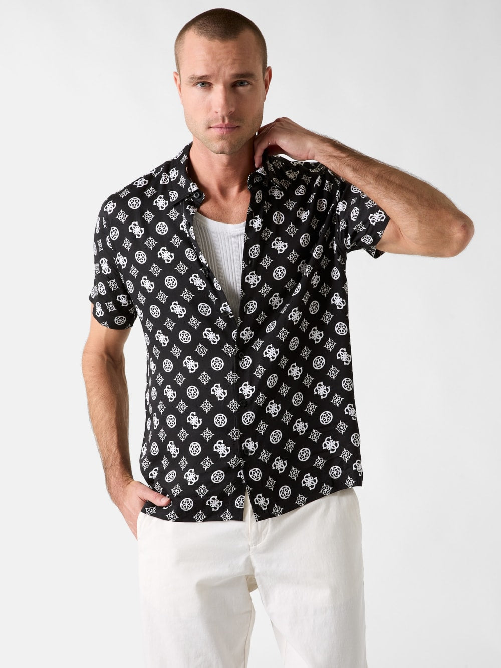 Wayco Peony Logo Shirt - Guess