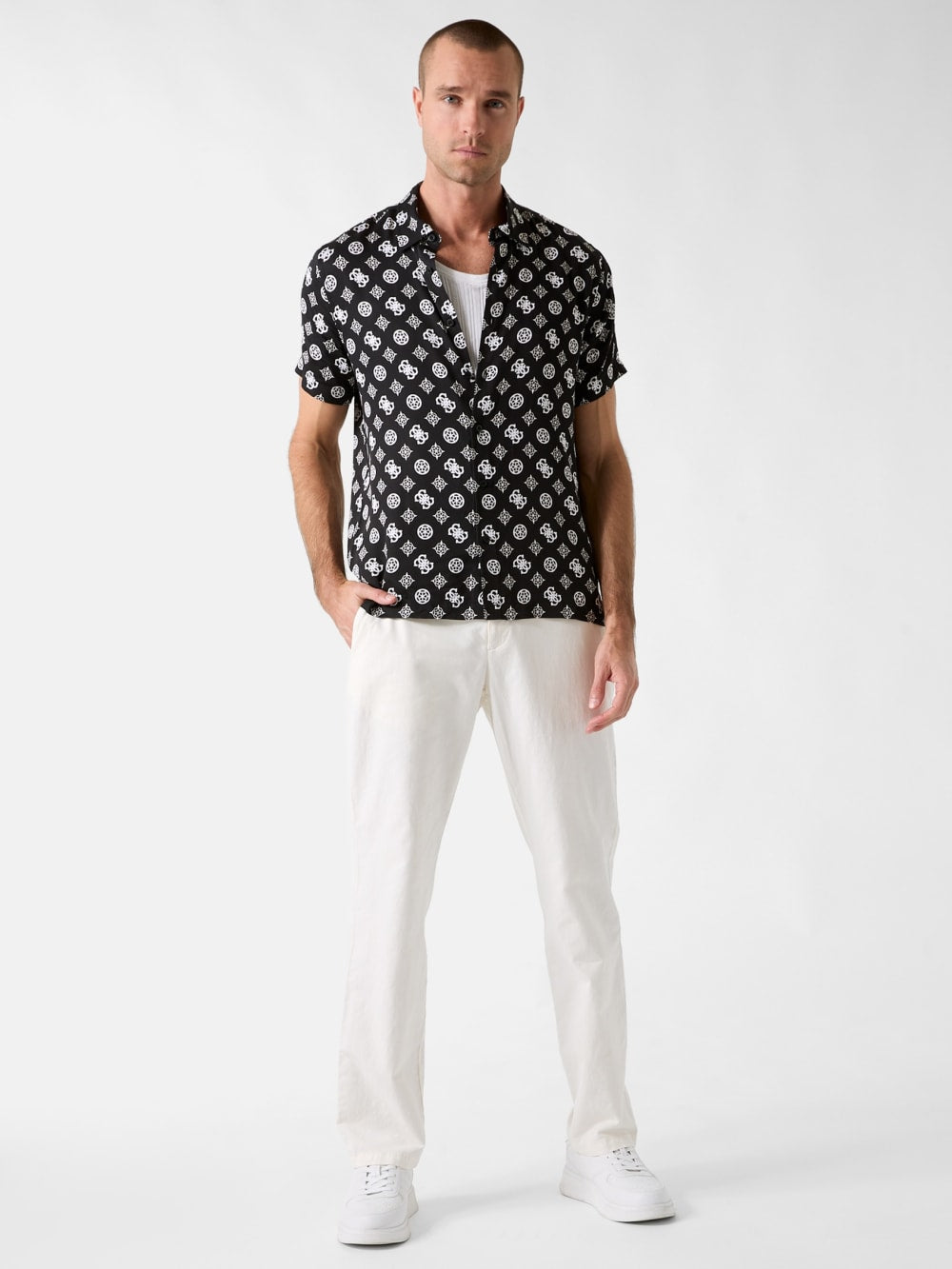 Wayco Peony Logo Shirt - Guess