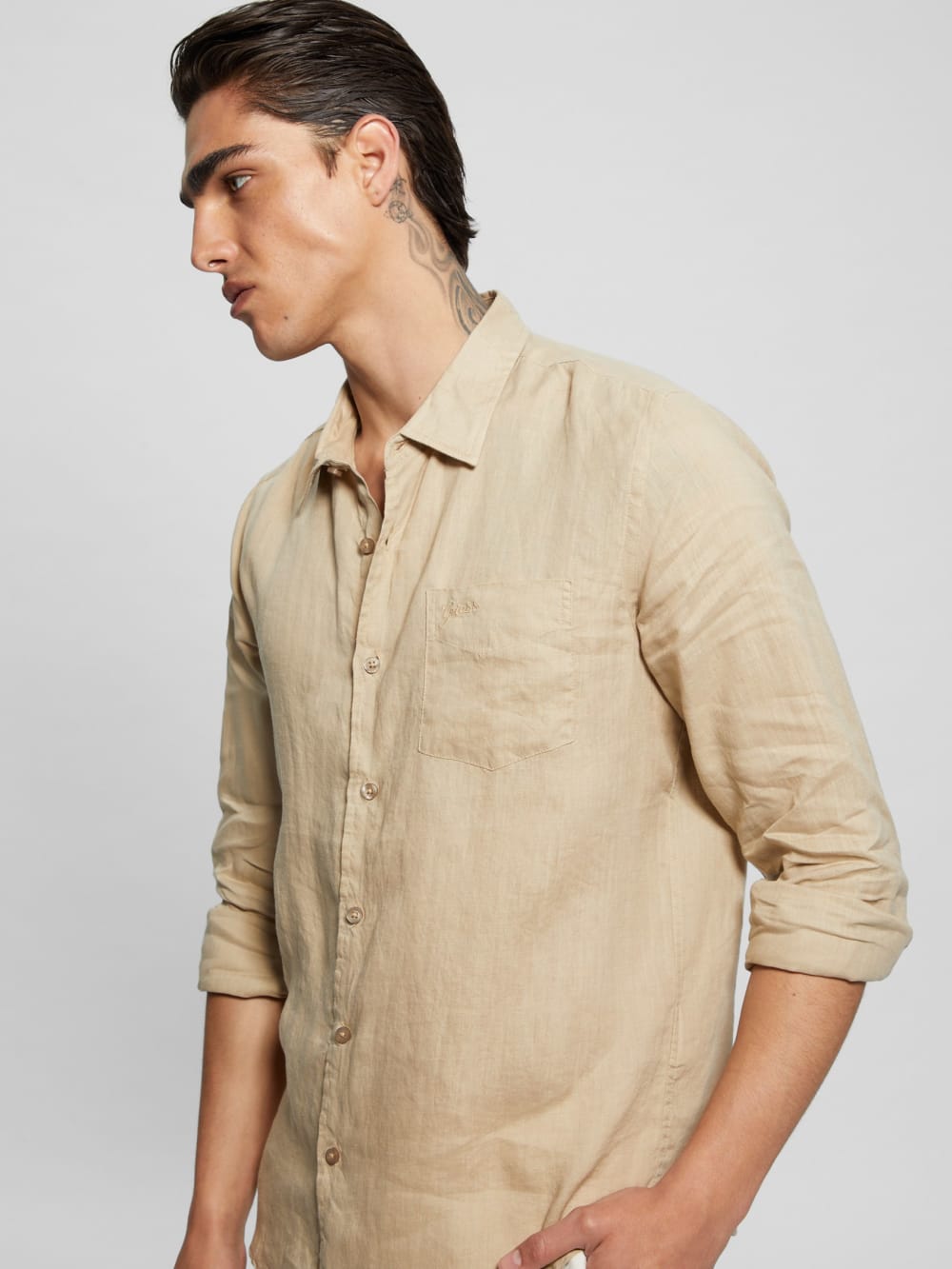 Eco Island Linen Shirt - Guess
