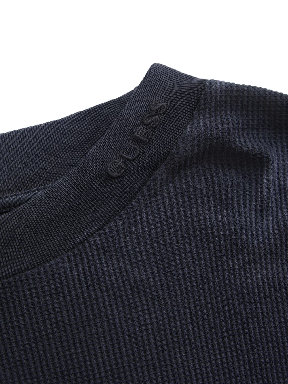 long-sleeve waffle mockneck - Guess