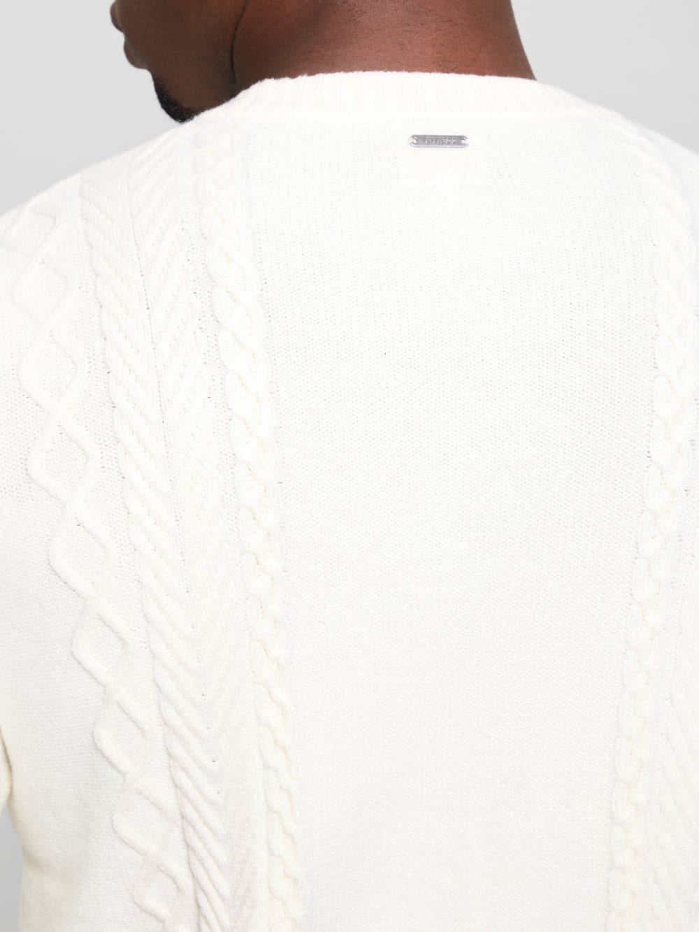 Eco Noah Crewneck Celtic Cable-Knit Sweater - Guess