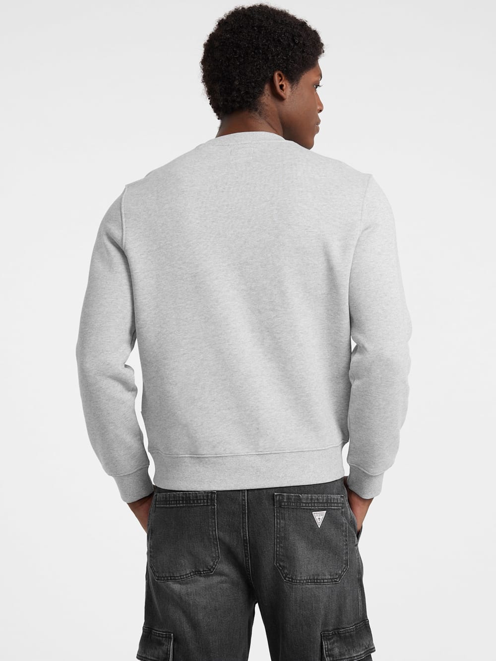 Fleece Script Crewneck Sweatshirt - Guess