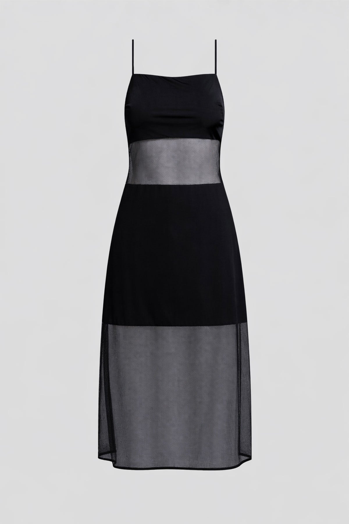 NATORI Gisele Mesh Slip Dress