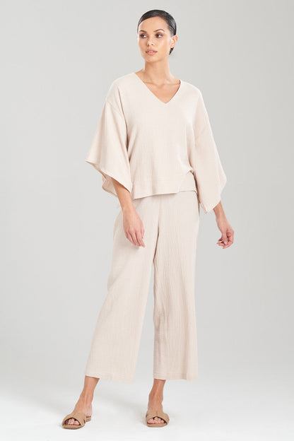 NATORI Buy Onsen Cotton Kimono Top in Sand Dune Online