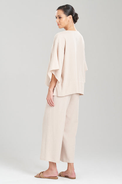 NATORI Buy Onsen Cotton Kimono Top in Sand Dune Online
