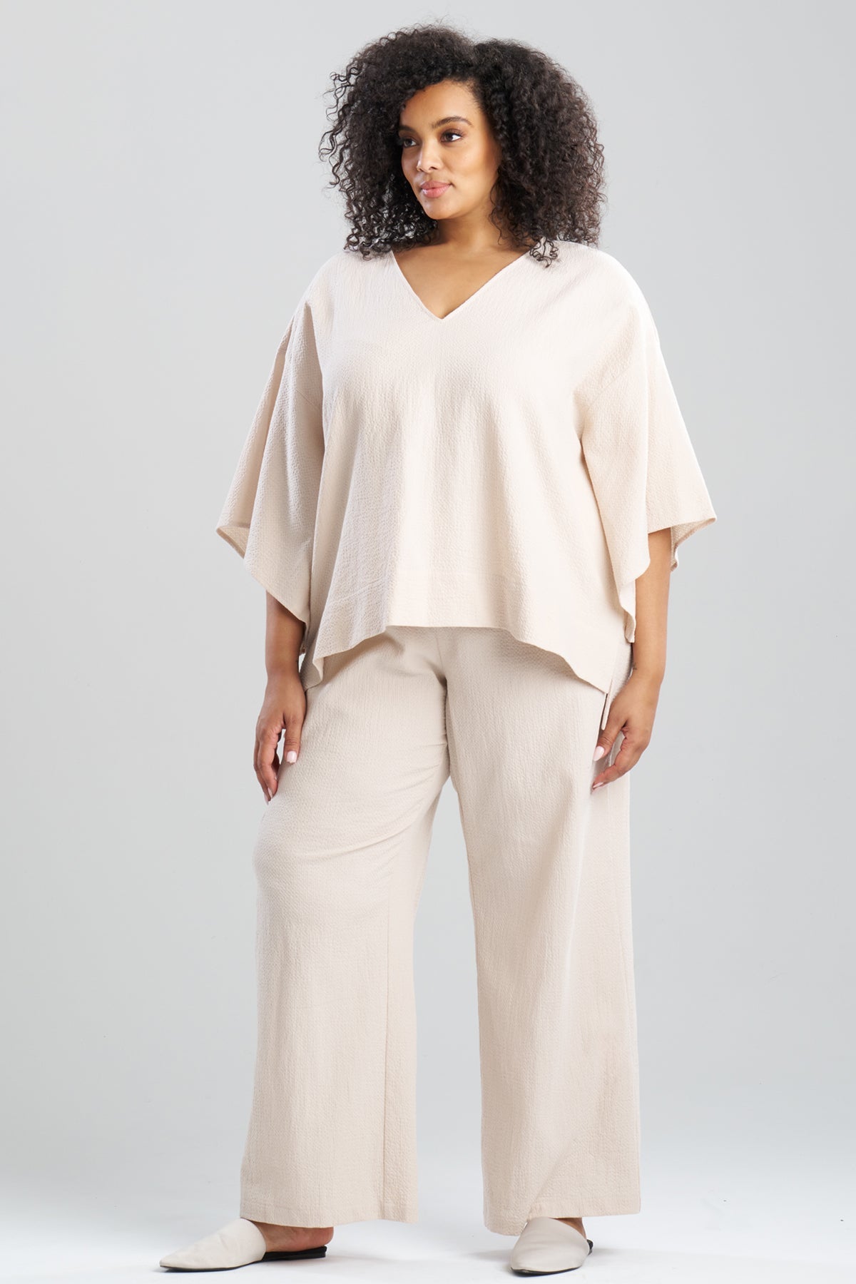NATORI Buy Onsen Cotton Kimono Top in Sand Dune Online
