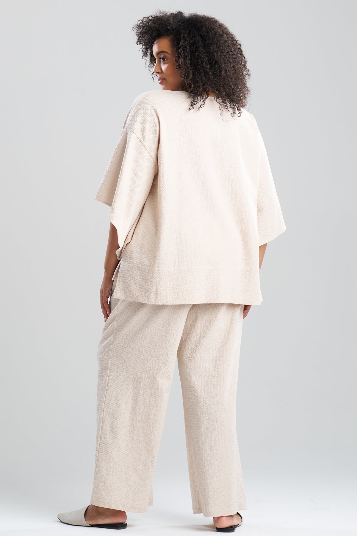 NATORI Buy Onsen Cotton Kimono Top in Sand Dune Online