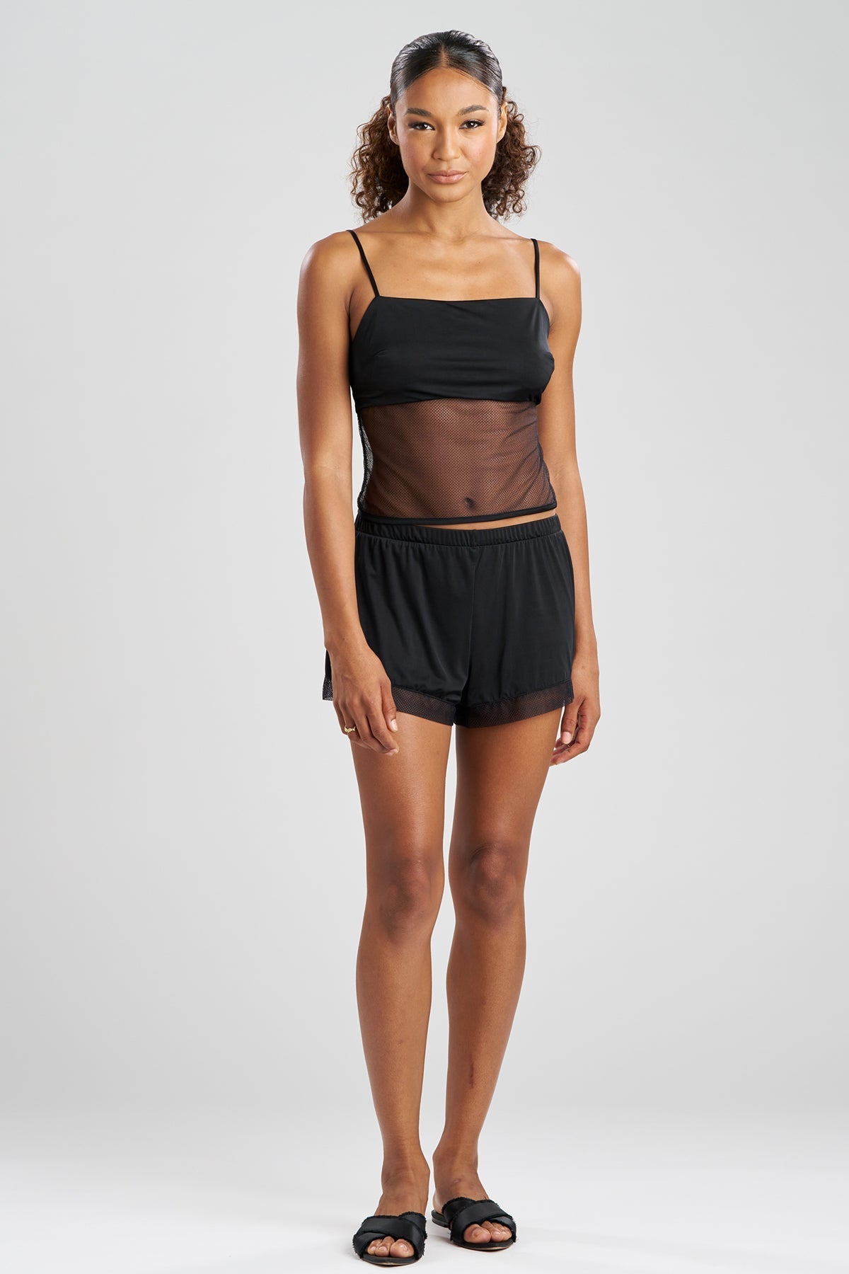 NATORI Gisele Mesh Cami Shorts PJ