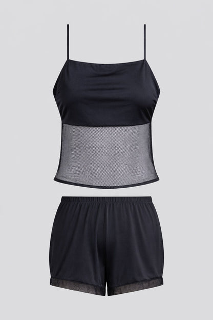 NATORI Gisele Mesh Cami Shorts PJ