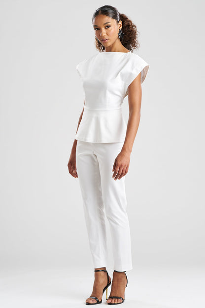 NATORI Cotton Chino Top