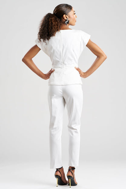 NATORI Cotton Chino Top