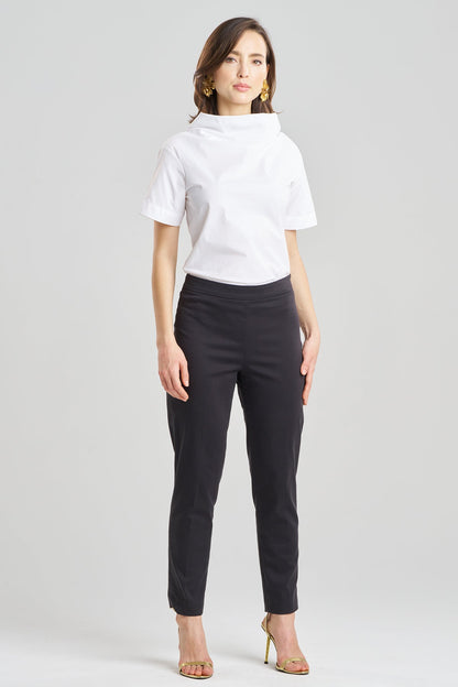 NATORI Buy Cotton Chino Pants in Black Online