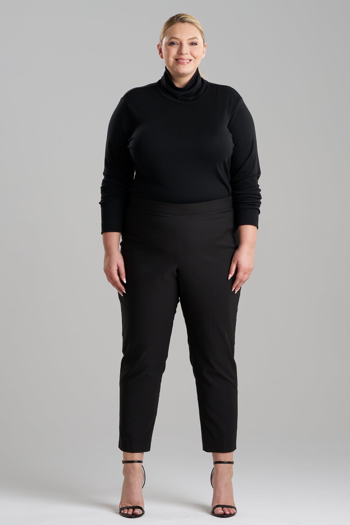 NATORI Buy Cotton Chino Pants in Black Online