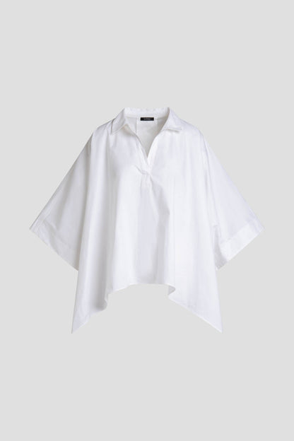 NATORI Cotton Poplin Oversized Caftan Shirt