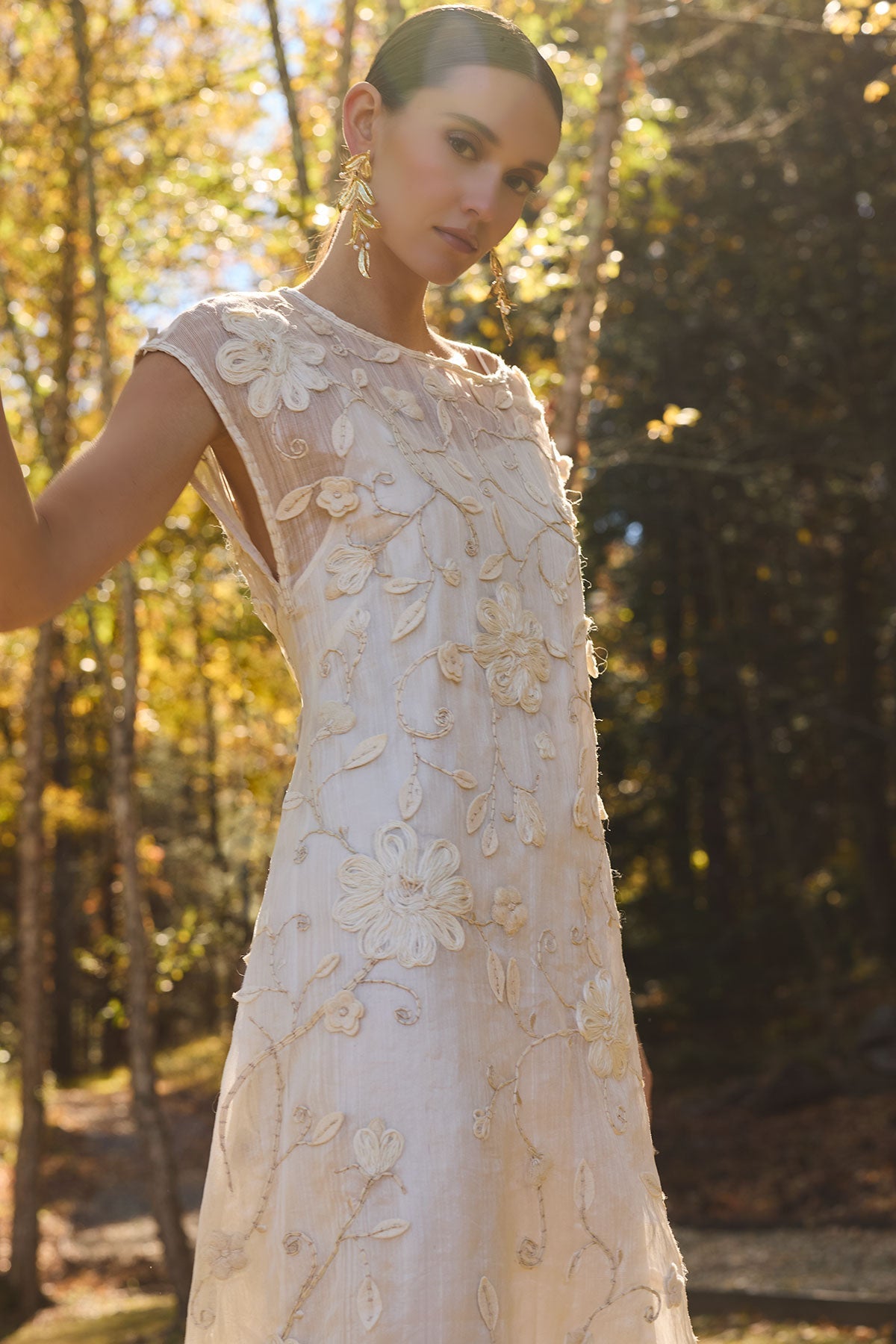 NATORI Couture Piña Embellished Dress