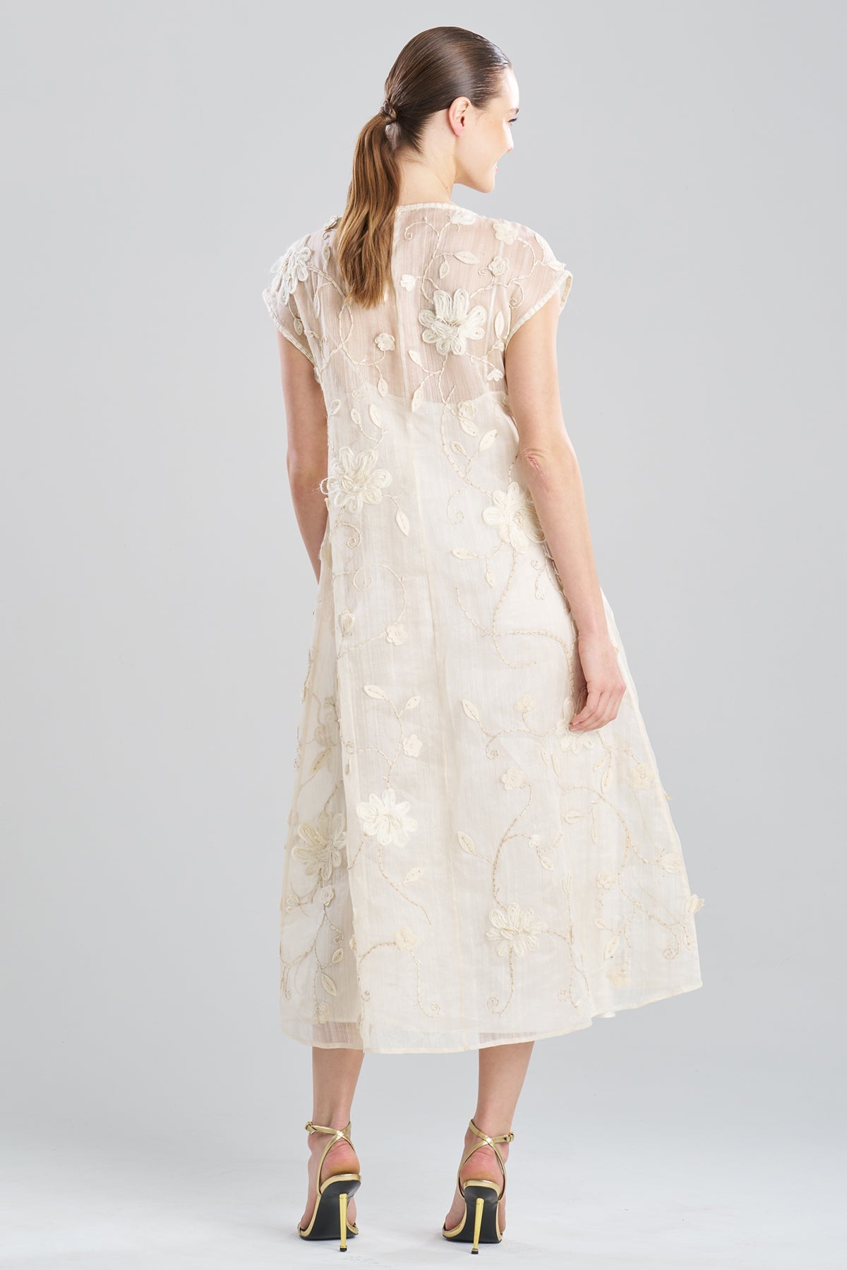 NATORI Couture Piña Embellished Dress