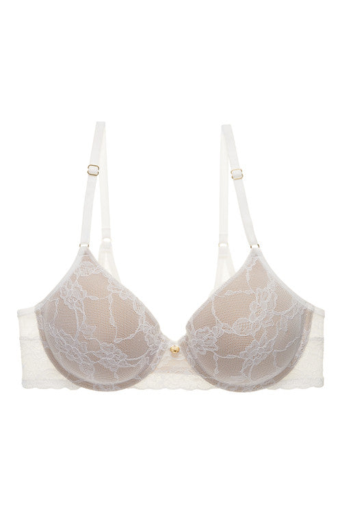 NATORI Buy Bliss Allure Contour Underwire Bra in White/Café Online